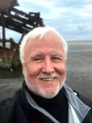 James Delgado At The Wreck Of Peter Iredale